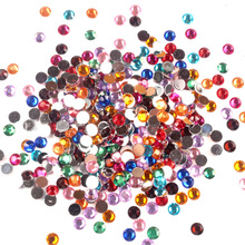 1000Pcs Mixed 6mm Round Acrylic Decoration Craft Flatback Cabochon Embellishments For Scrapbooking Cute Diy Accessories 2024 - buy cheap