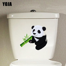 YOJA 23.7X21.3CM Modern Art Panda Toilet Decal Wall Sticker Living Room Home Decor T3-1132 2024 - buy cheap