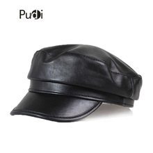 HL151-B Genuine Leather Men Baseball Cap Hat CBD High Quality Men's Real Sheep Skin Leather Adult Solid Hats Caps 2024 - buy cheap