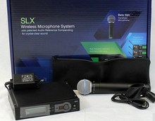 High Quality  SLX24/BETA58 Single Handheld Wireless Microphone UHF Vocal Microfone System with 6 pin Handheld 2024 - buy cheap