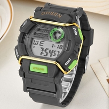 OHSEN Fashion Brand Mens Digital LCD Sports Wristwatches Green Military Electronic Chronograph Male Watch Relogio Masculino Gift 2024 - buy cheap