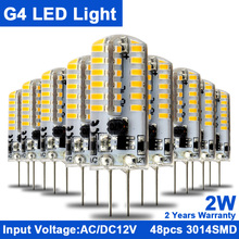 KINDOMLED 10pcs G4 LED 12 V AC&DC LED Light Bulbs 2W 3W SMD3014 Light 360 Beam Angle Chandelier Lights Replace Halogen Lamps 2024 - buy cheap