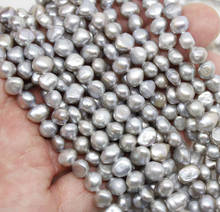 Lots 10 Strands 6-7mm Natural Gray Real Freshwater Pearl Loose Beads 15" 2024 - buy cheap