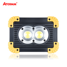 500 Lumen 20W COB LED Floodlight 4 Modes Portable Rechargeable IP44 18650 AA Battery LED Spotlight For Home Camping Hiking 2024 - buy cheap