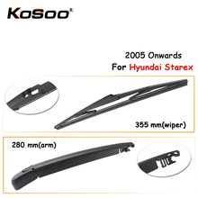 KOSOO Auto Rear Car Wiper Blade For Hyundai Starex,355mm 2005 Onwards Rear Window Windshield Wiper Blades Arm,Car Accessories 2024 - buy cheap