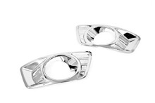 Free Shipping ABS Plastic Chrome Front Fog Light Cover for KIA Rondo Carens 07-10 2023 - buy cheap
