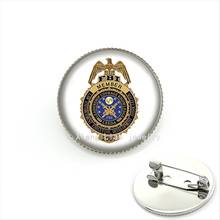 plated  FBI 2007 military brooch member law enforcement executive development association jewelry for women and men MI012 2024 - buy cheap