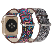 Горячее поступление, кожаный ремешок для Apple Watch, ремешок для iwatch, 38 мм, 42 мм, 40 мм, 44 мм, серия 1/2/3/4, 5 2024 - купить недорого