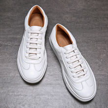 Yomior New Fashion Spring Summer Men Casual Shoes White Dress Loafers Lace-Up Breathable Flats Luxury Designer Sneakers Travel 2024 - buy cheap