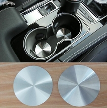 2pcs 58mm Metal Car Cup Holder Cover Mat Trim Decoration Sticker For Audi A1 A3 A4 B8 B9 A5 A6 A7 S3 S5 S6 Q3 Q5 Q7 accessories 2024 - buy cheap