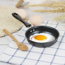 12CM mini frying pan Pure iron coated breakfast artifact Fried egg artifact flat bottom frying pan cast iron 2024 - buy cheap