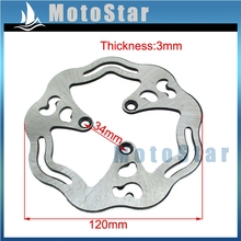 120mm Brake Disc For 33cc 43cc 49cc Gas Electric Scooter Pocket Bike 2024 - buy cheap