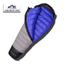 LMR Ultralight 1000G White Goose Down Filling Waterproof Mummy Camping Sleeping Bag Slaapzak Lazy Bag 2024 - buy cheap