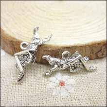 120 pcs Charms Locust Pendant  Tibetan silver  Zinc Alloy Fit Bracelet Necklace DIY Metal Jewelry Findings 2024 - buy cheap
