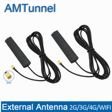 SMA 4G антенна WiFi антенна 3 м кабель 3G антенна 3dBi 3G 4G маршрутизатор внешняя антенна для 3G 4G Huawei ZTE ключ USB модем 2 шт 2024 - купить недорого