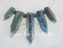Natural Kyanite Bead Pendant Semi Gem stone Pendants Fashion gem stone Jewelry Necklace Pendant 2024 - buy cheap