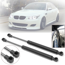 Kit de suporte para elevador de capô, 2 peças, preto, suporte de choque, para bmw e60, e61, 525i/528i/530i 2024 - compre barato