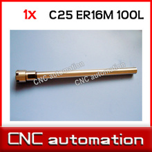 C25 ER16M 100L Straight shank Collet Chuck Holder tool holder 100mm for ER16 collet with ER16M Nut 2024 - buy cheap