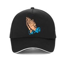 100% Puro Algodão cap Moda Oração Cristã Jesus mão Harajuku osso Unisex chapéu do snapback gorras bonés de Beisebol pop 2024 - compre barato