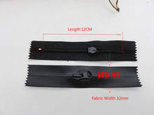 Free Shipping 5# 12cm 10pcs Black Short Waterproof Nylon Zipper Tailor Repair Sewing DIY Bags Pillow Pocket Accessories 2024 - buy cheap