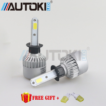 AUTOKI H4 LED H7 H11 H8 9006 HB4 H1 H3 HB3 COB S2 Auto Car Headlight 72W 8000LM High Low Beam Bulb Automobile Lamp 6500K 12V 2024 - buy cheap