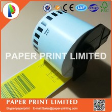 6 Rolls Generic Brother DK-44605 Labels 62mm*30.48M Yellow Color Compatible for Brother QL-570/700 All Come With Plastic Holder 2024 - buy cheap