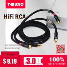 Pair High Quality RCA Cable Male to Male 4N OFC RCA Cable HiFi Audio Cable / 0.5M 1M 2024 - buy cheap