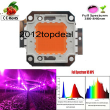 5pcs 100W 380-840nm Full Spectrum High Power LED Chip Grow Light for hydroponics 2024 - buy cheap