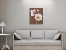 Cuadros de pared para sala de estar, pintura de flores para decoración del hogar, pintura al óleo hecha a mano, arte en lienzo para pared 2024 - compra barato