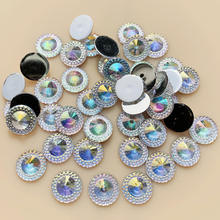 80pcs 10mm Rhinestones For Clothes High Quality Acryl Crystal AB No Hot Fix Stone  -Z053 2024 - buy cheap