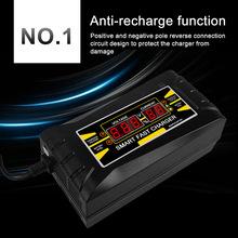 Full Automatic Car Battery Charger 110V/220V To 12V 10A  10ASmart Fast Power Charging For Wet Dry Lead Acid LCD Display EU Plug 2024 - buy cheap