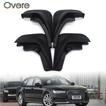 Overe Car Front Rear Mudguards For Audi A6 C6 2006 2007 2008 2009 2010 Sedan Styling Splash Guard Accessories 1Set Mudflaps 2024 - buy cheap