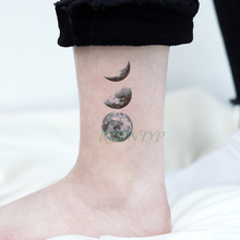 Waterproof Temporary Tattoo Moon tatto stickers flash tatoo fake tattoos hand foot neck arm body art for men girl women 2024 - buy cheap