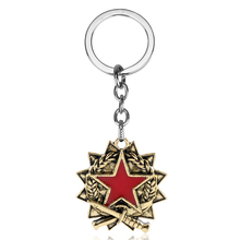 Hot Game Jewelry CS GO Keychain&Necklace Vantage Counter-strike T/CT Key Chain Pentagram Pendant Keyring for Men Gifts Souvenir 2024 - buy cheap