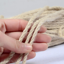 10m três fios de serapilheira natural hessian juta corda corda de cânhamo para o vintage rústico decoração de casamento embalagem suprimentos 2024 - compre barato