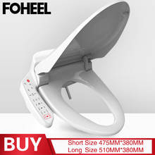 FOHEEL New Smart Toilet Seat Intelligent Electric Bidet Cover Smart Bidet Heating Toilet Seat Lid For Bathroom 2024 - buy cheap