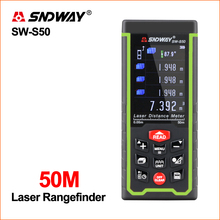 SNDWAY-telémetro láser Digital para caza, Mini telémetro portátil de mano con recarga USB, medidor de distancia láser con pantalla colorida 2024 - compra barato