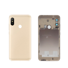 Cubierta trasera de batería para Xiaomi Redmi 6 Pro, carcasa trasera para puerta, funda para batería, reparación de piezas de repuesto, llave lateral 2024 - compra barato