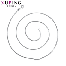 Xuping for Women Elegant Jewelry Fashion Rhodium Gold-color Plated Necklace Beautiful New Year's Gifts 45254 2024 - buy cheap