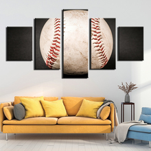 Lienzo impresiones de alta definición carteles decoración de pared del hogar arte pintura 5 paneles fotos de béisbol para el marco de la sala de estar 2024 - compra barato