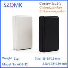 Szomk-caja pequeña de plástico para artículos electrónicos, caja de plástico de 58x35x15mm, 10 Uds. 2024 - compra barato