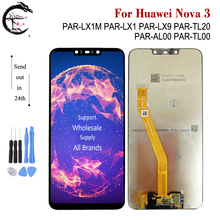 6.3" LCD With Frame For Huawei Nova 3 PAR-LX1M PAR-LX1 PAR-LX9 TL20 Full Display Screen Touch Digitizer Assembly Nova3 Display 2024 - buy cheap