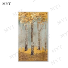 MYT Free Shipping High Quality Cheap Price Handmade GradenTree Pictures Oil Painting Hand-painted Oil Painting No Frame Art 2024 - buy cheap