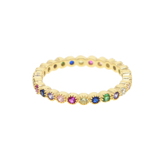 Женское Обручальное кольцо с радужным кубическим цирконием, кольцо из серебра 100% пробы 2024 - купить недорого