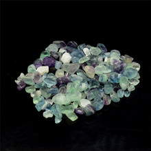 Mini Tumbled Stone 100g Natural Fluorite Healing Reiki Quartz Crystal Stone Rock Chips Garden Flower Decorative Irregular Stone 2024 - buy cheap