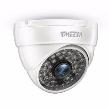 TMEZON 4-канальная система видеонаблюдения 4 шт. 1080P наружная погодозащищенная камера безопасности 4CH 1080P DVR дневной/Ночной комплект система видеонаблюдения 2024 - купить недорого