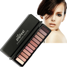 Fashion 12 Color Shimmer Nature Glow Eyeshadow Palette Makeup Cosmetics Nude Eye Shadow powder Matte Eye shadow Makeup Set PE12# 2024 - buy cheap