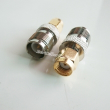 1Pcs RP SMA male RPSMA plug To RP TNC Female RPTNC  Jack RF Adapter Antenna Router Golden 2024 - buy cheap
