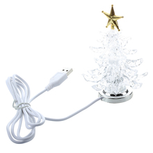USB Powered Miniature Christmas Tree With Multicolor LEDs Drop shipping 2024 - buy cheap