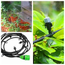 10m Garden Hose Micro Irrigation System Garden Flower Watering Sprinkler Kits Spray Cooling System 12pcs Atomizing Nozzles 2024 - buy cheap